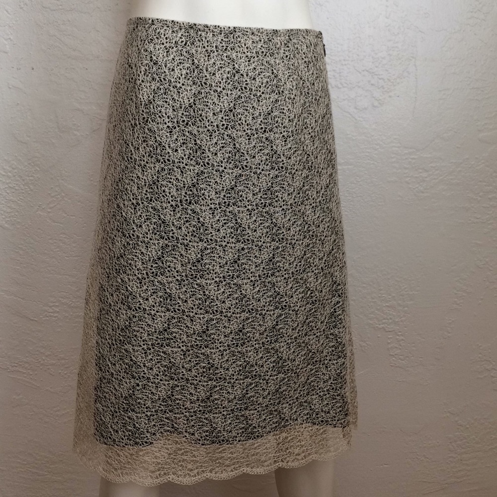 Talbots Gorgeous Scroll Lace Midi - image 1